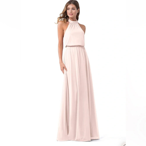 Azazie Dresses & Skirts - Azazie Bridesmaid Landry Maxi Dress Vintage Rose Size A8 New With Tags Size 8